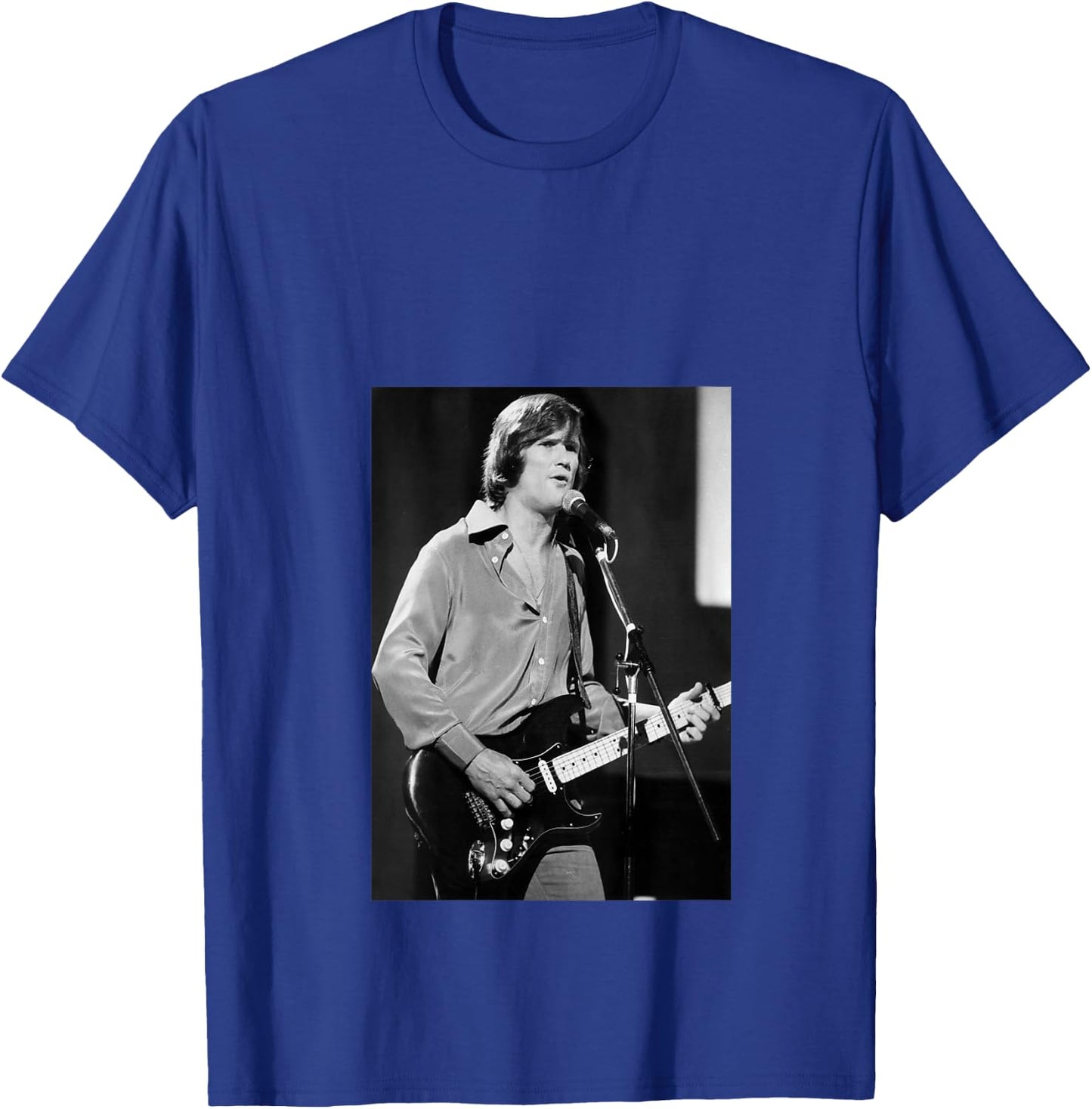 Women's Kris Kristofferson Singer Sunday Mornin' Comin' Down 1978 V-Neck T-Shirt - T-Shirt | Royal