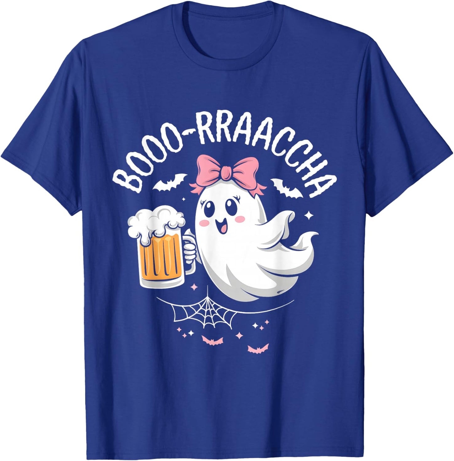 Boo-racha Funny Halloween Ghost Beer Lover Borracha T-Shirt - T-Shirt | Royal