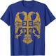 Serbian Double Headed Eagle a Serbia Coat of Arms Fan T-Shirt - T-Shirt | Royal