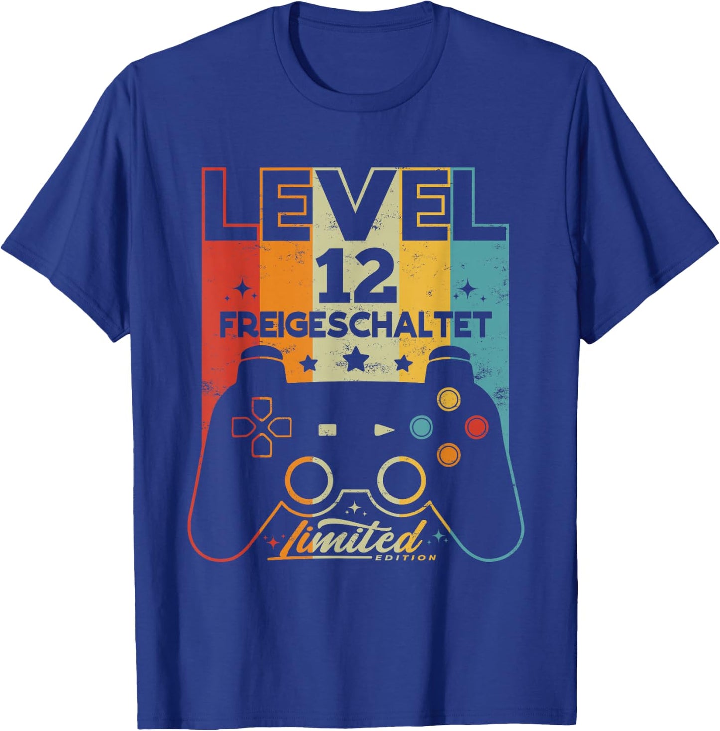 12 Years Boy Girl Gamer Born 2010 12th Birthday , black, s T-Shirt - T-Shirt | Royal
