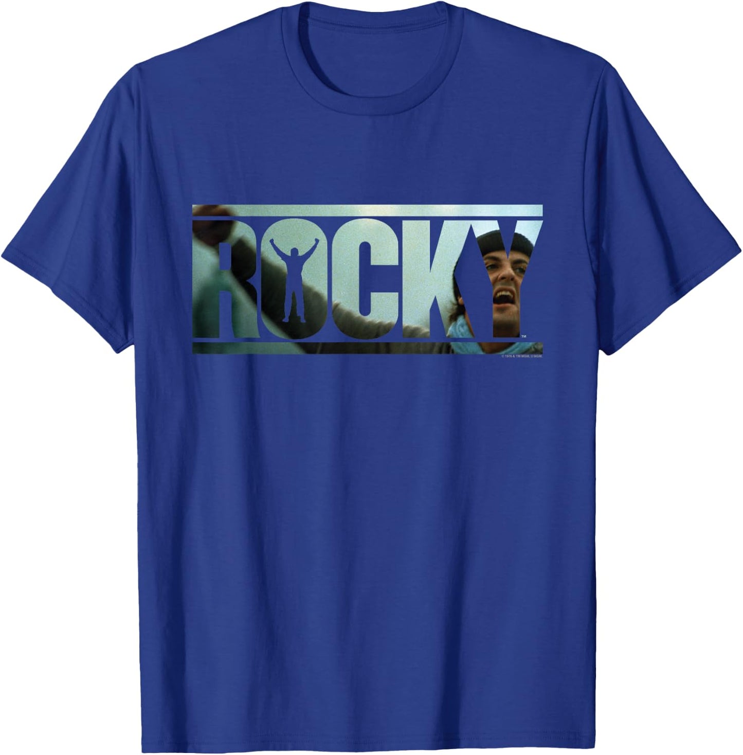 Rocky Cutout Logo T-Shirt - T-Shirt | Royal
