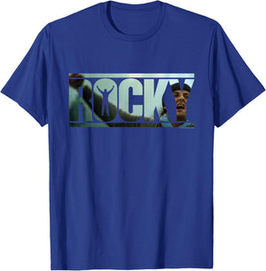 Rocky Cutout Logo T-Shirt - T-Shirt | Royal
