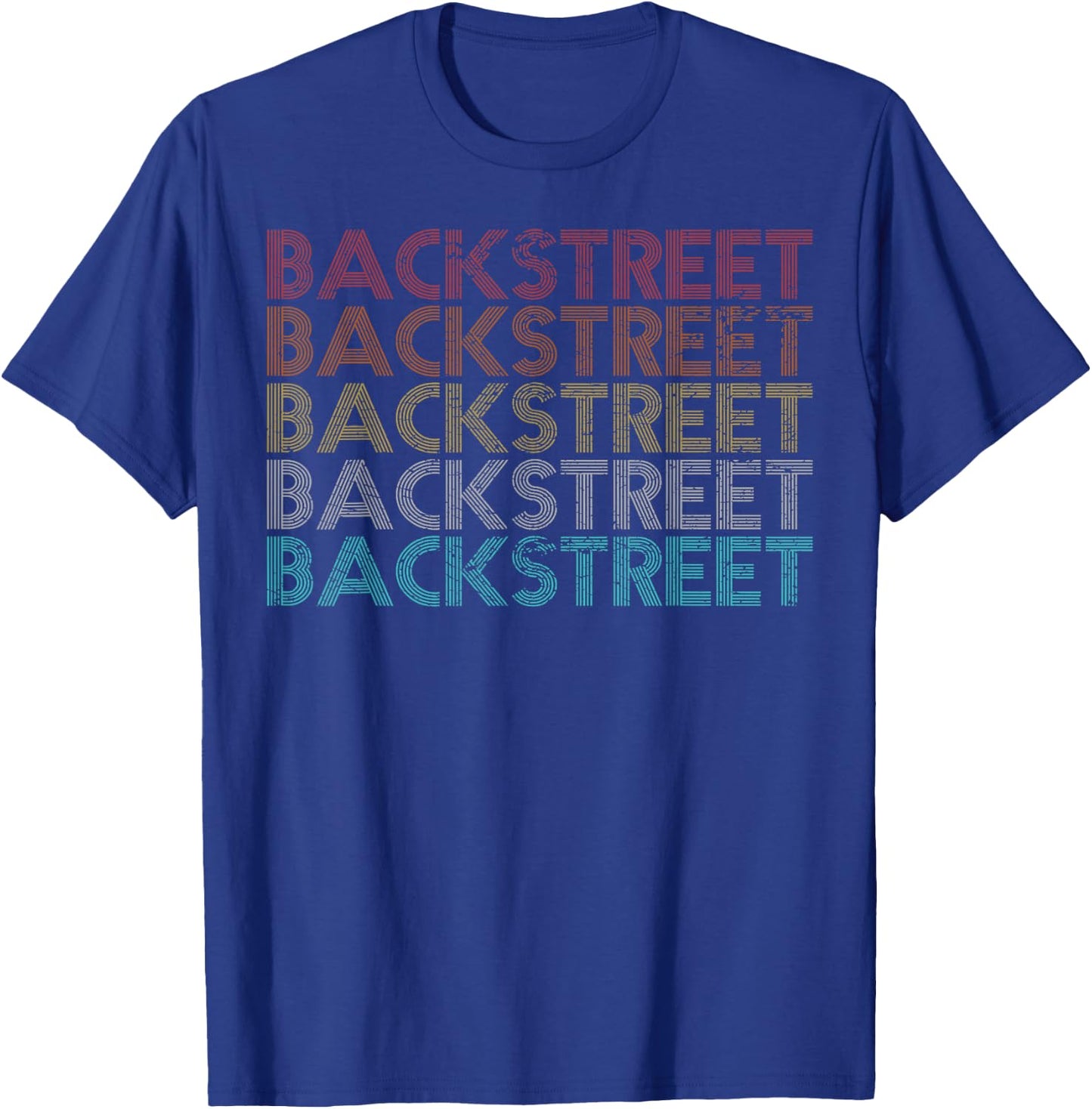 Retro Vintage Backstreet T-Shirt - T-Shirt | Royal
