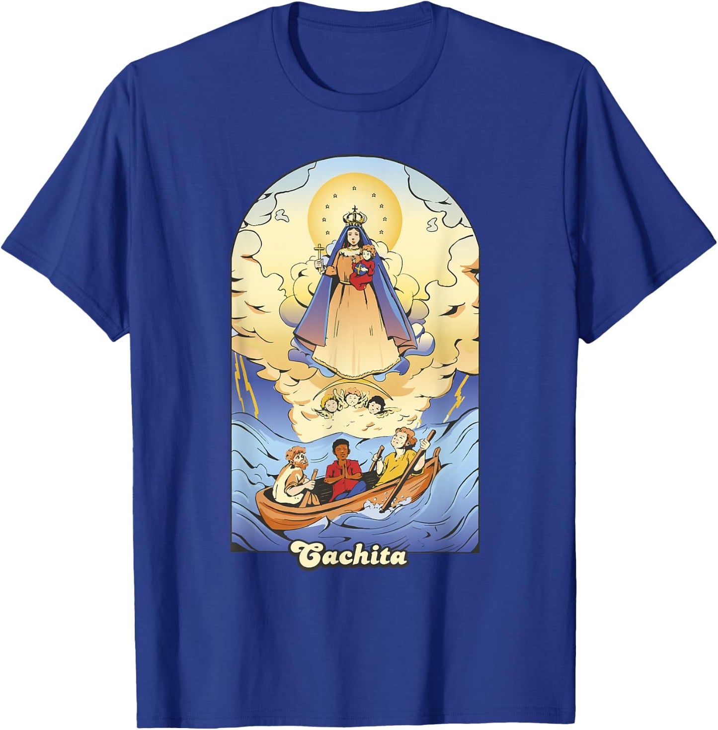 Viva Mi Cuba Libre by NLTS 'Cachita' Virgen de la Caridad del Cobre Patrona de Cuba T-Shirt - T-Shirt | Royal