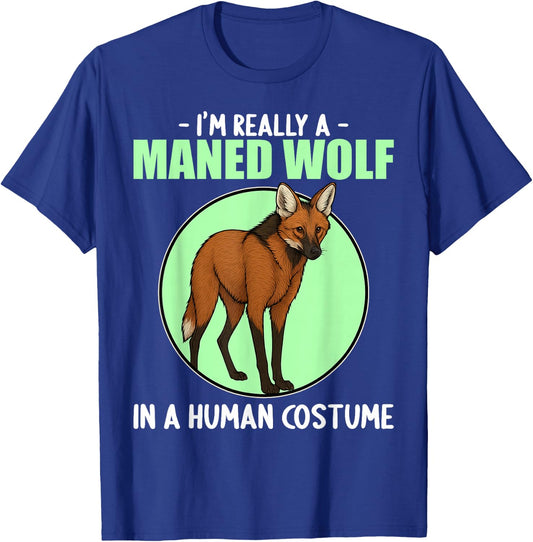 Maned Wolves Maned Wolf T-Shirt - T-Shirt | Royal