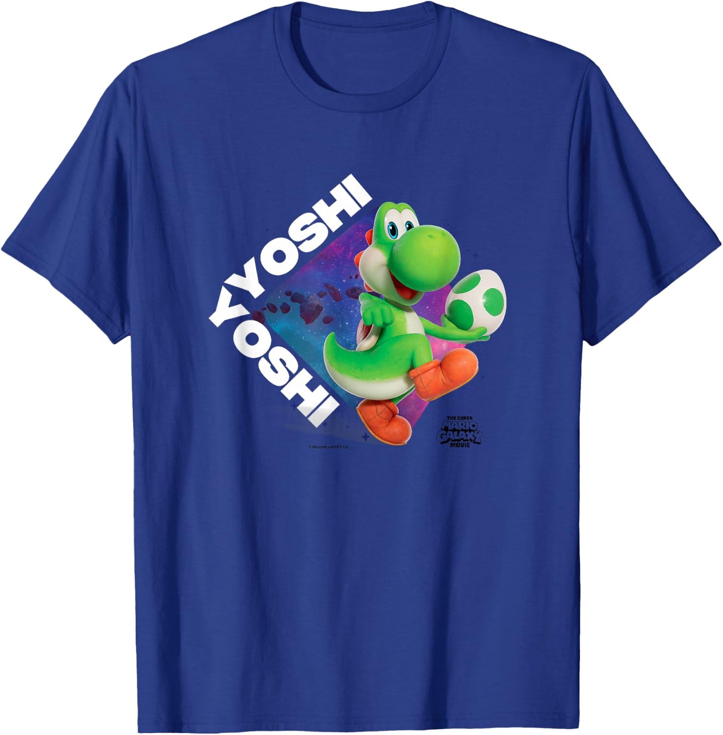 The Super Mario Galaxy Movie Yoshi in Action T-Shirt - T-Shirt | Royal