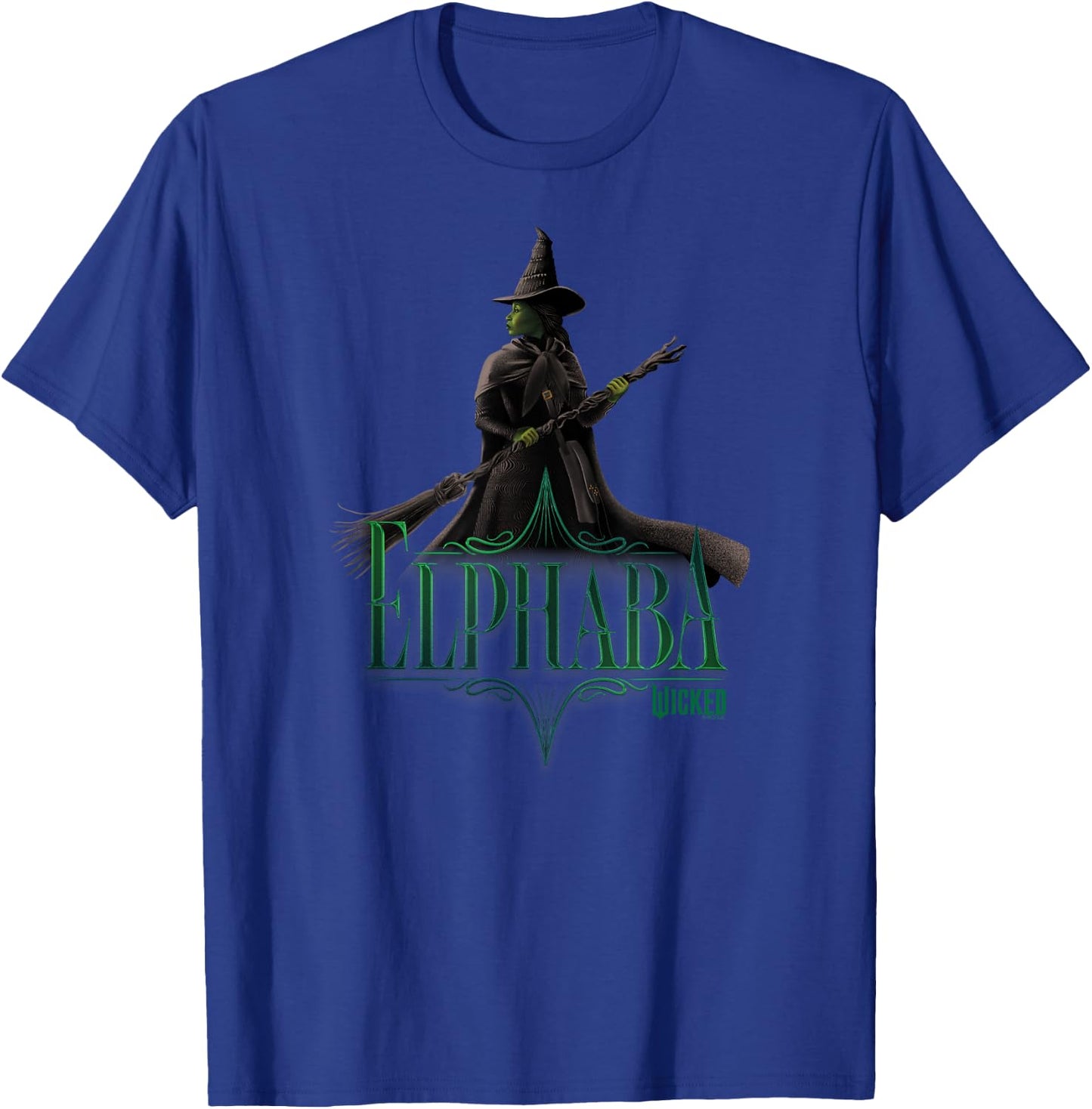 Wicked Elphaba Defying Pose , black T-Shirt - T-Shirt | Royal