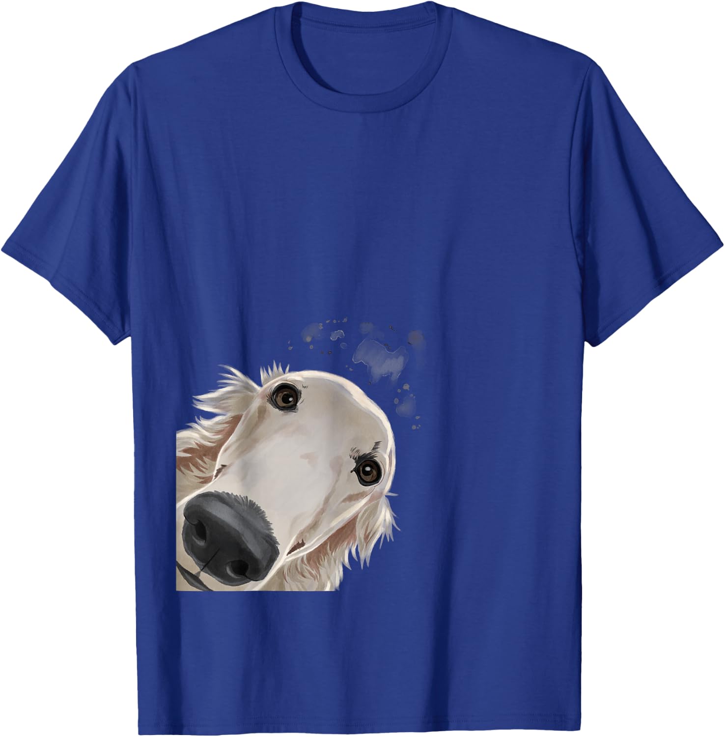 Curious Dog Barsoi T-Shirt - T-Shirt | Royal