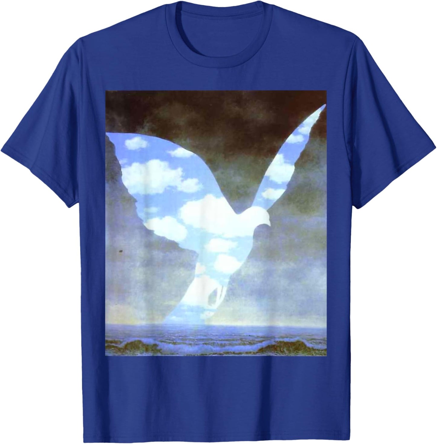 Handsome Shirts:Magritte 5 T-Shirt - T-Shirt | Royal