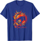 Thundercats Thundercats Logo on Fire T-Shirt - T-Shirt | Royal
