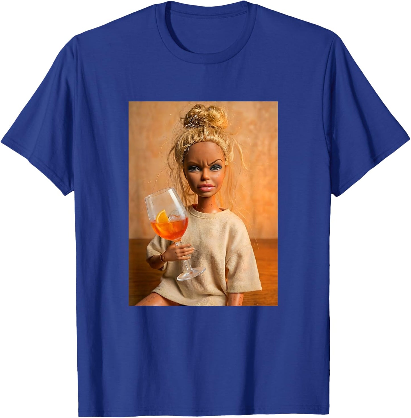 Disgusted FACE Sommer Orange Spritz Cocktail Mädels Fun T-Shirt - T-Shirt | Royal