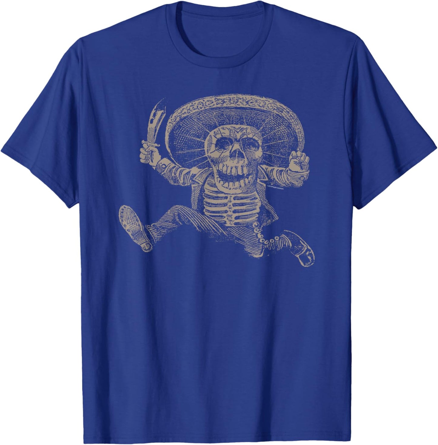 Ripple Junction Day of the Dead Guy T-Shirt - T-Shirt | Royal