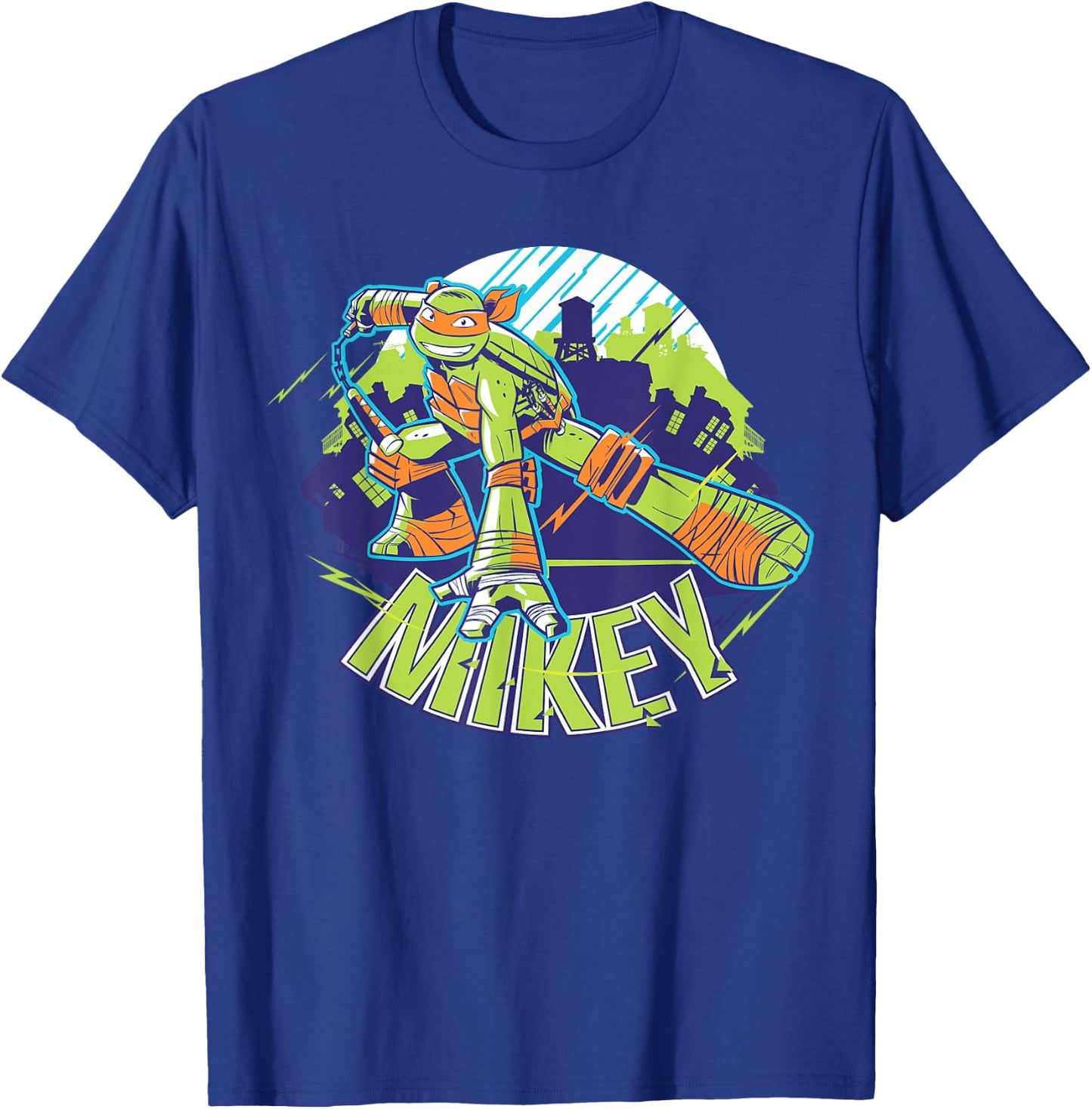Teenage Mutant Ninja Turtles Michaelangelo Mikey T-Shirt - T-Shirt | Royal