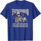 Fatherhood Skeleton Gothic Retro Funny Dad Fathers Day T-Shirt - T-Shirt | Royal