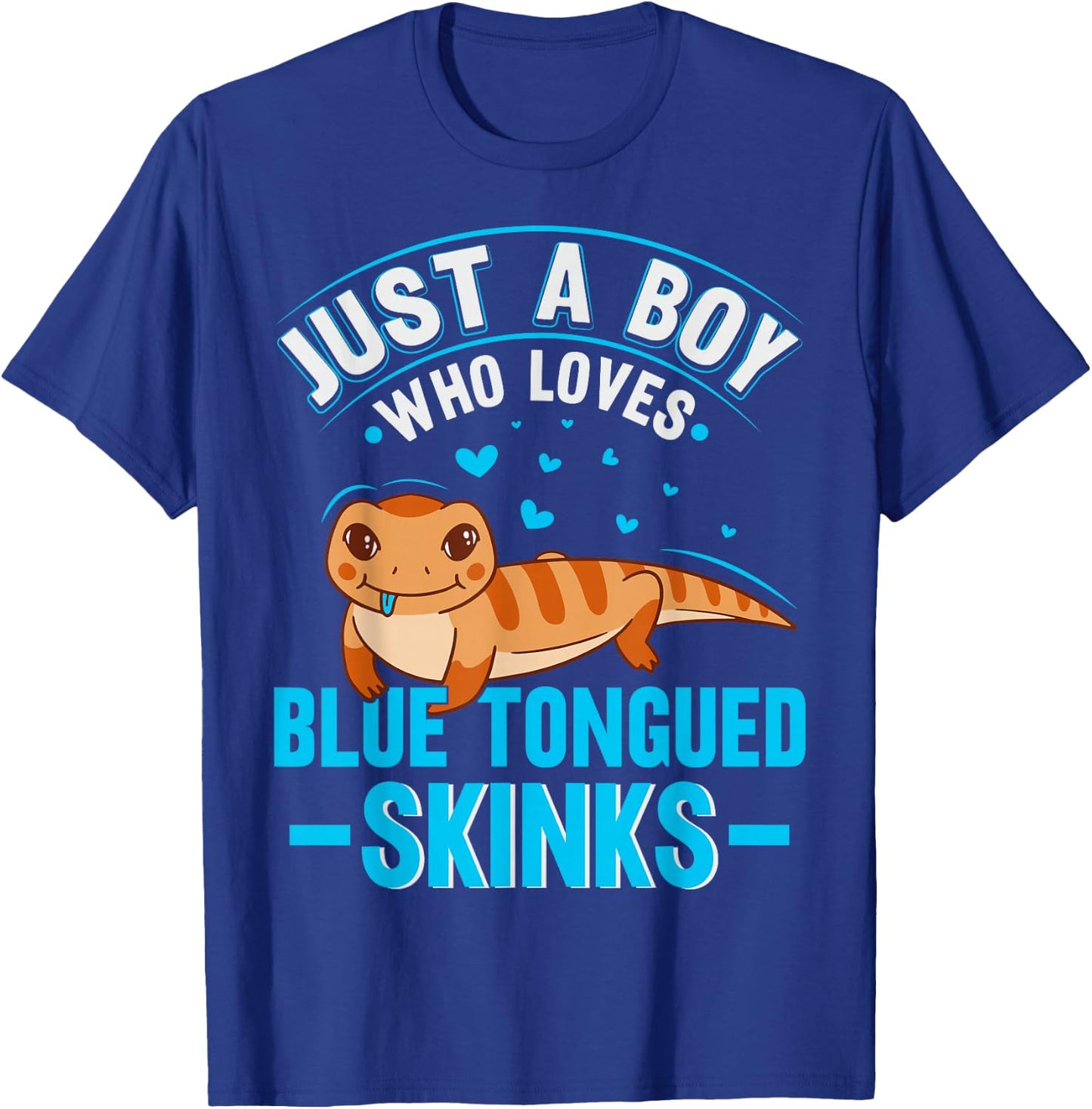 Skink Blue tongue Lizard Design for a Blue tongued skink Boy T-Shirt - T-Shirt | Royal
