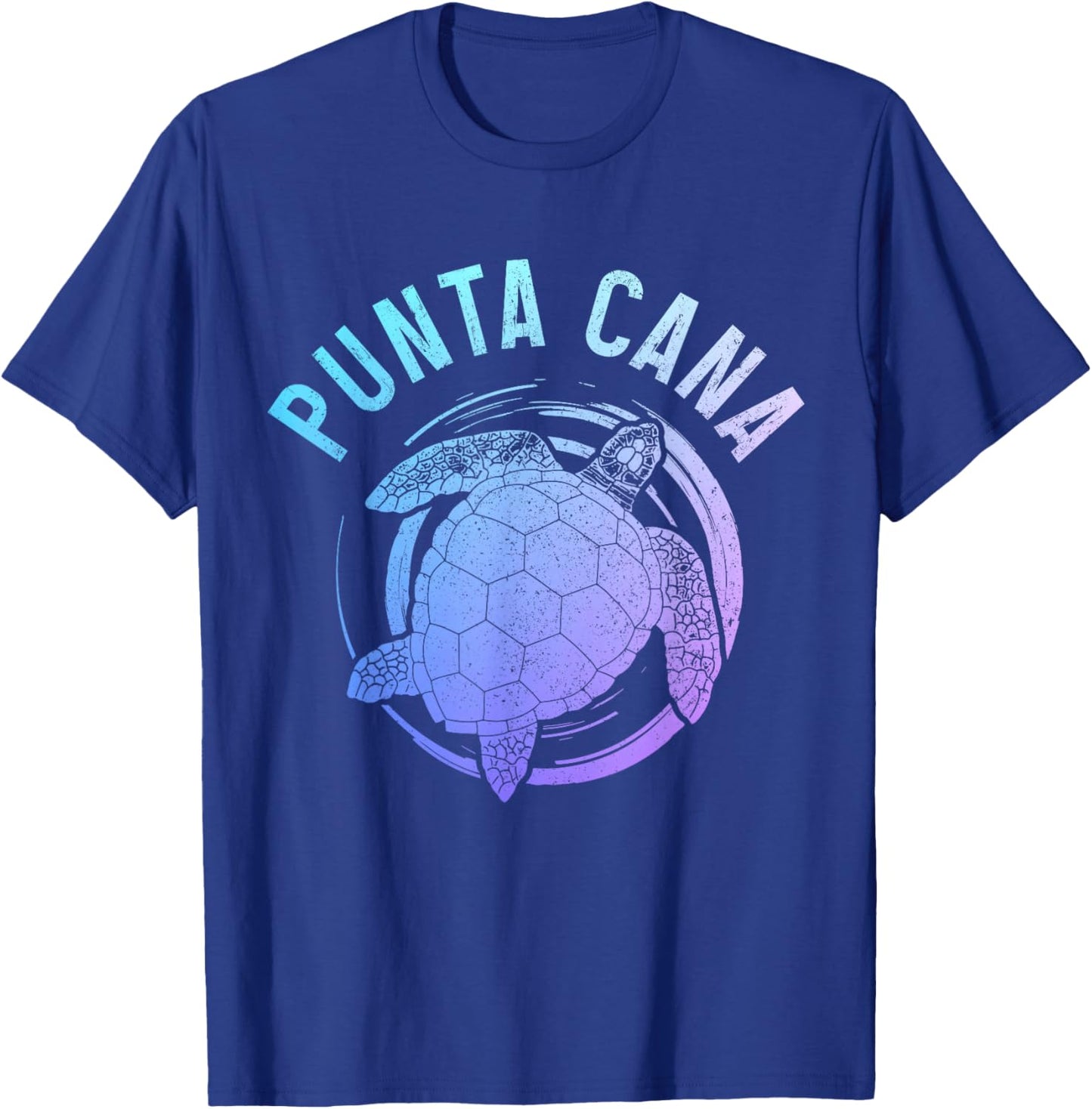 Punta Cana Dominican Republic Sea Turtle Souvenir Vintage T-Shirt - T-Shirt | Royal