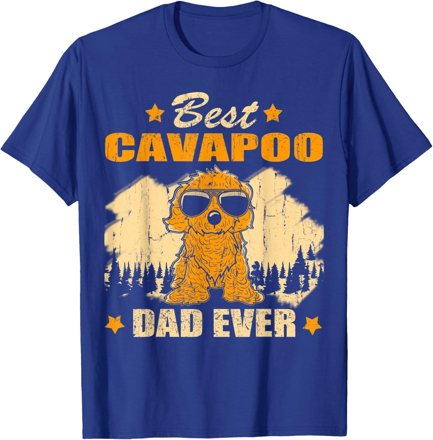 Cavapoo And Dog Dad - Best Friends Dog Father T-Shirt - T-Shirt | Royal