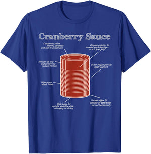 Cranberry Sauce Nutrition T-Shirt - T-Shirt | Royal