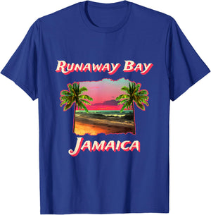 Beaches Of Runaway Bay Jamaica T-Shirt - T-Shirt | Royal