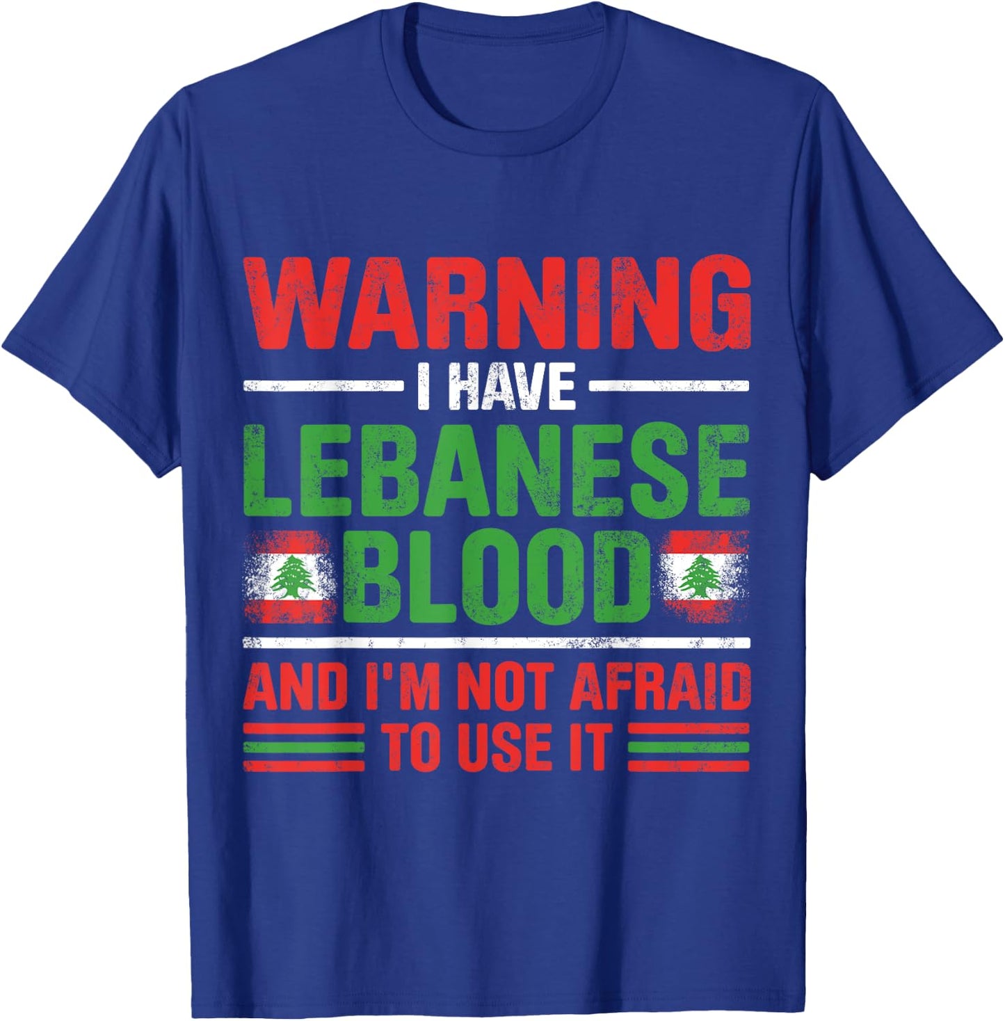Lebanese Lebanese Roots Lebanese Heritage Lebanese Proud Flag Lebanese , Black, S T-Shirt - T-Shirt | Royal