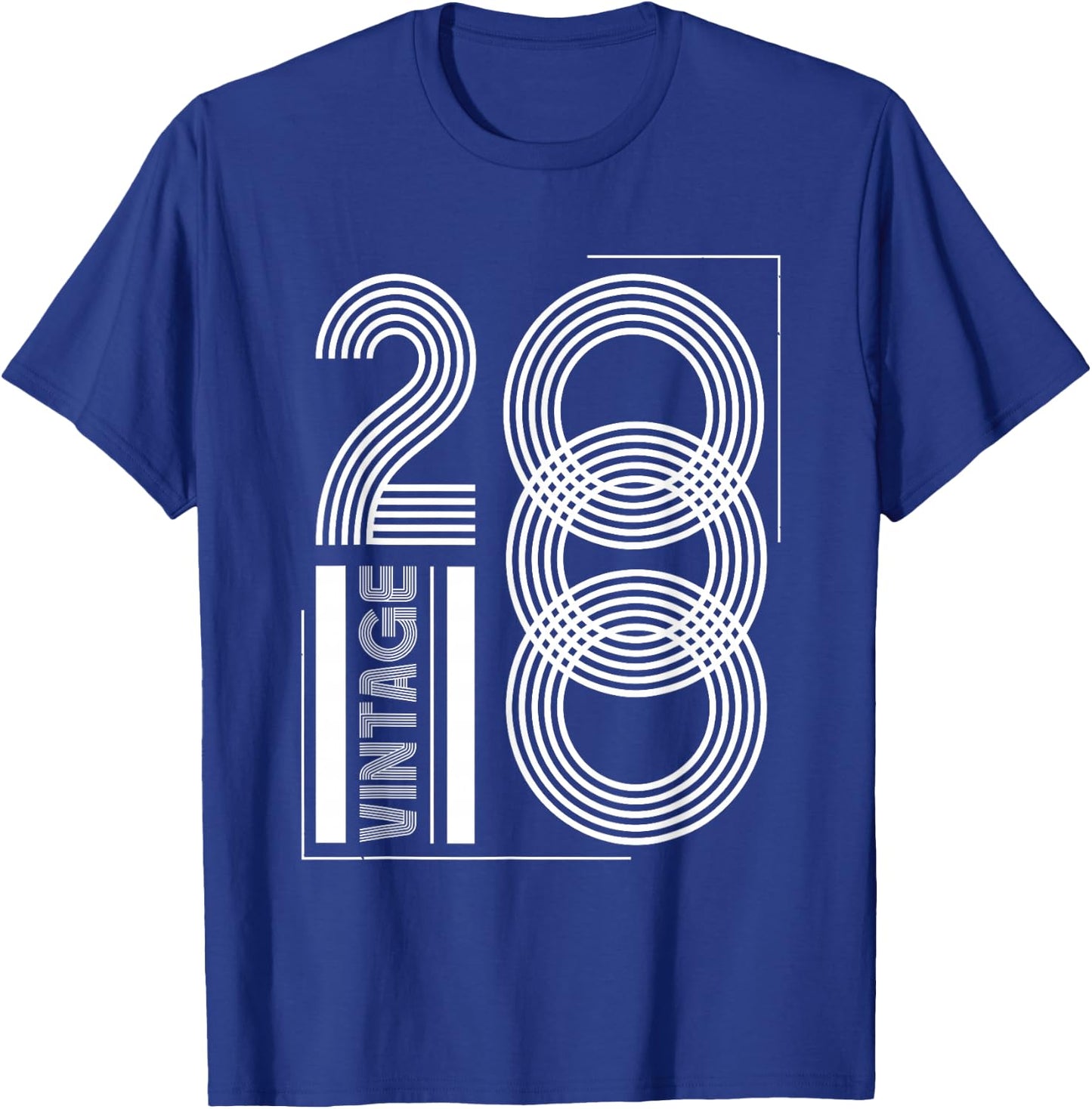 Vintage 2000 T Shirts Retro Funny 2000 Birthday T-Shirt - T-Shirt | Royal