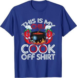 This is My Chili Cook Off Shirt Mexican Food Cinco De Mayo T-Shirt - T-Shirt | Royal