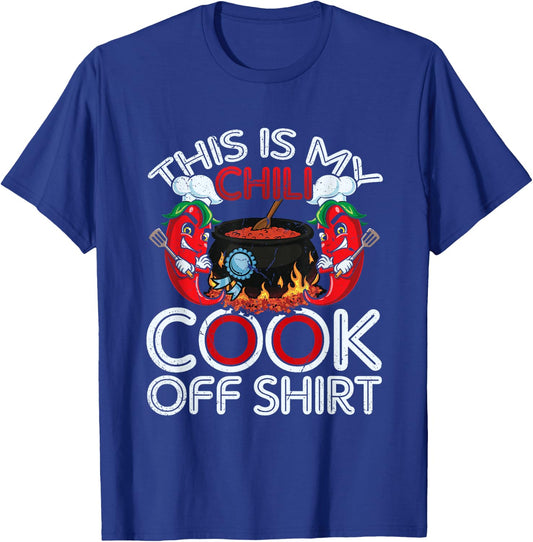 This is My Chili Cook Off Shirt Mexican Food Cinco De Mayo T-Shirt - T-Shirt | Royal