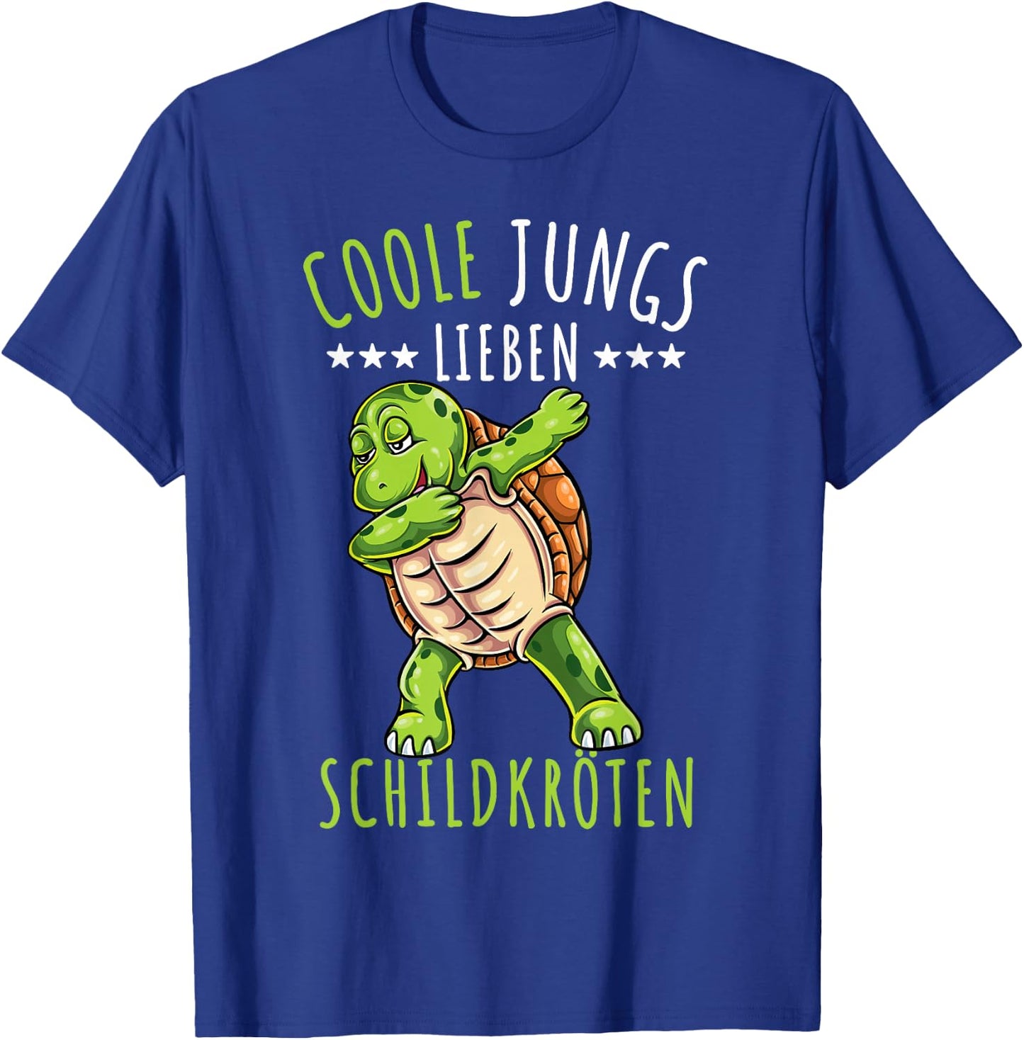 Coole Jungs lieben Schildkröten T-Shirt - T-Shirt | Royal