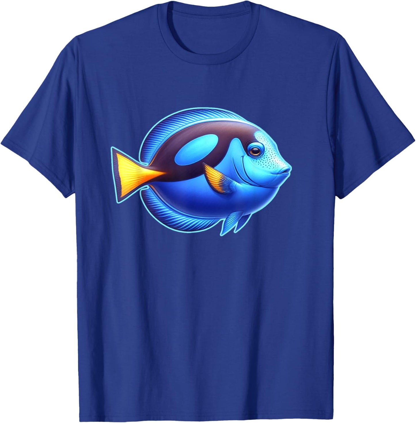 Blue Tang Fish T-Shirt - T-Shirt | Royal
