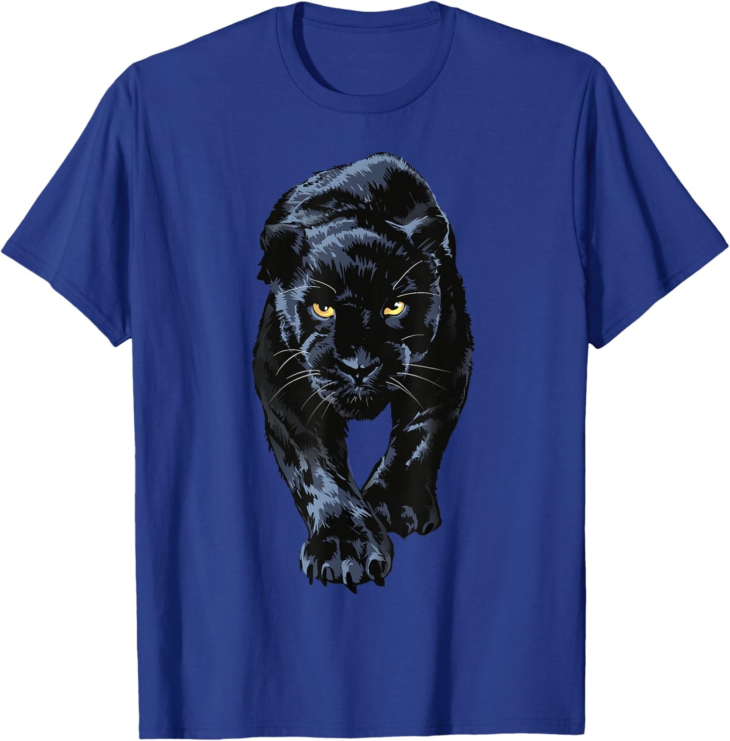 Black Panther Walking for Lovers Animal Leopard and Jaguar , black T-Shirt - T-Shirt | Royal