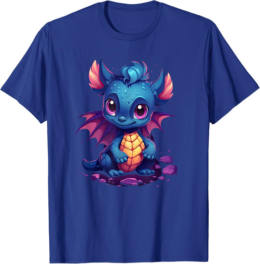 Cute Dragon funny Dragon lover baby T-Shirt - T-Shirt | Royal