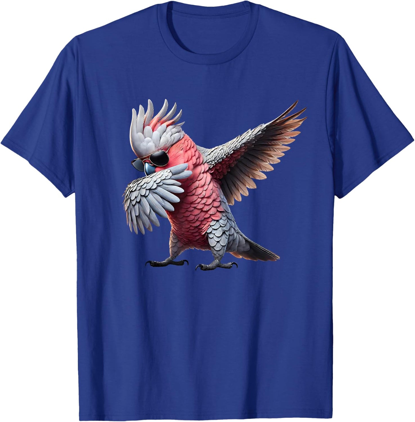 Dabbing Cockatoo Galah Parrot Lover Birding T-Shirt - T-Shirt | Royal