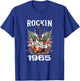 Rockin Since 1965 Classic Rock Guitar Year Of Birth Birthday T-Shirt - T-Shirt | Royal