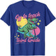 Off to Teach Third Grade Retro Dinosaur Scooter Teacher 3rd T-Shirt - T-Shirt | Royal