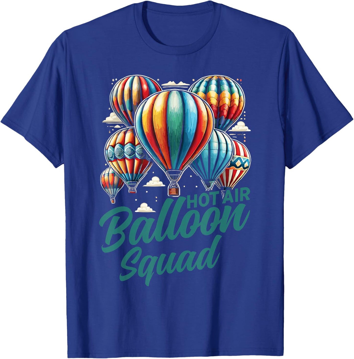 Hot Air Ballon Squad Hot Air Balloon T-Shirt - T-Shirt | Royal