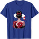 Turkish Girl Türkisches Mädchen Türkiye Flagge Damen 2024 T-Shirt - T-Shirt | Royal