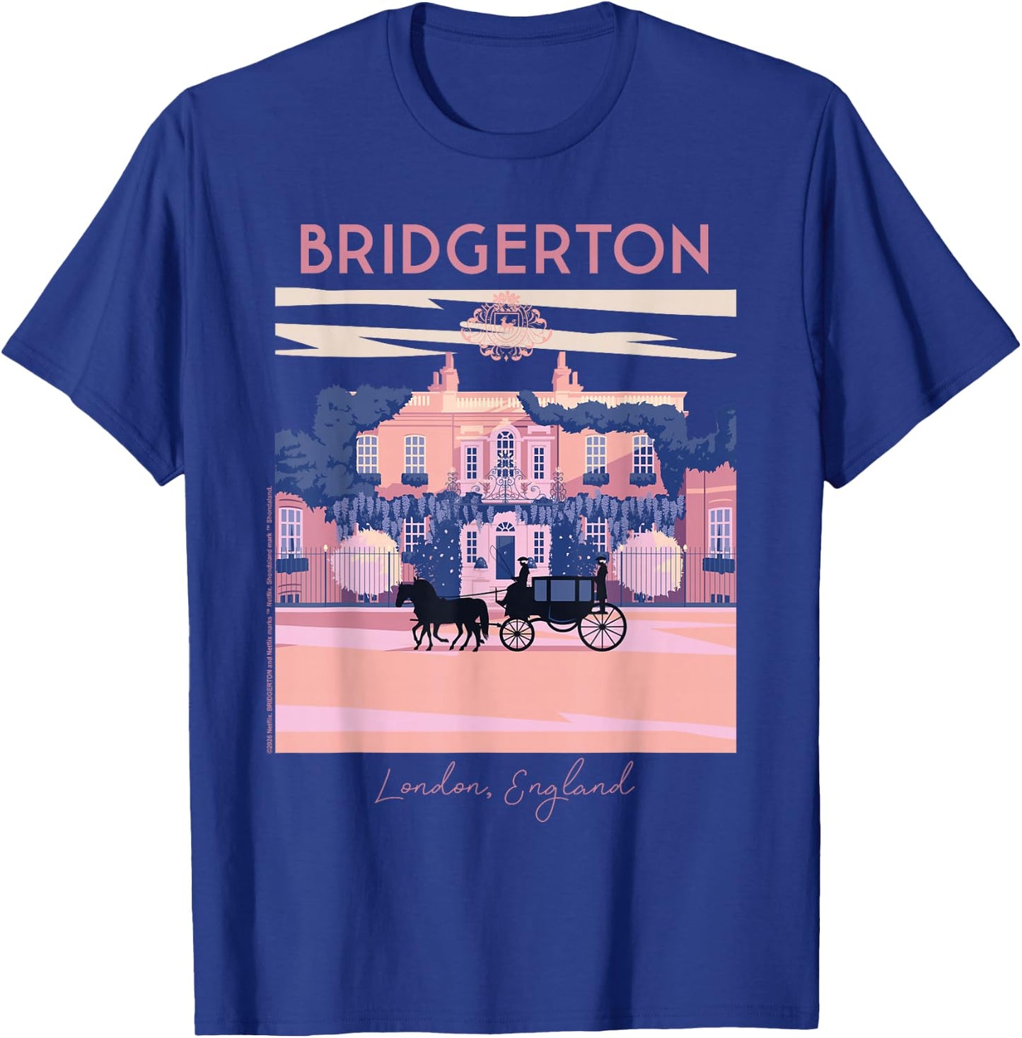 Bridgerton Modern Minimal Offiziell lizenziert T-Shirt - T-Shirt | Royal