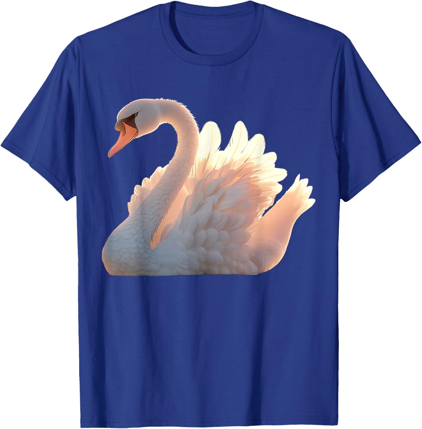 Swan White Mute Swans Goose Duck Swan T-Shirt - T-Shirt | Royal