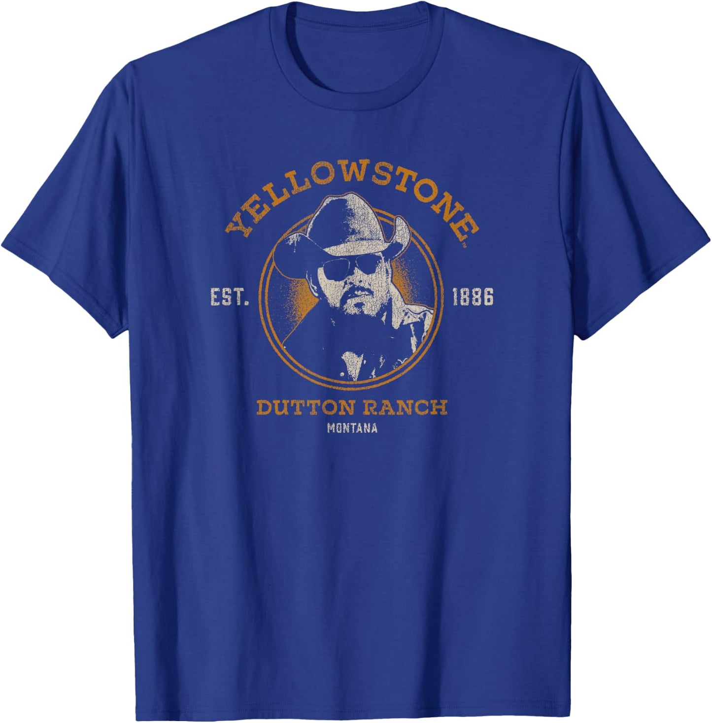 Yellowstone Dutton Ranch Rip Wheeler Look T-Shirt - T-Shirt | Royal