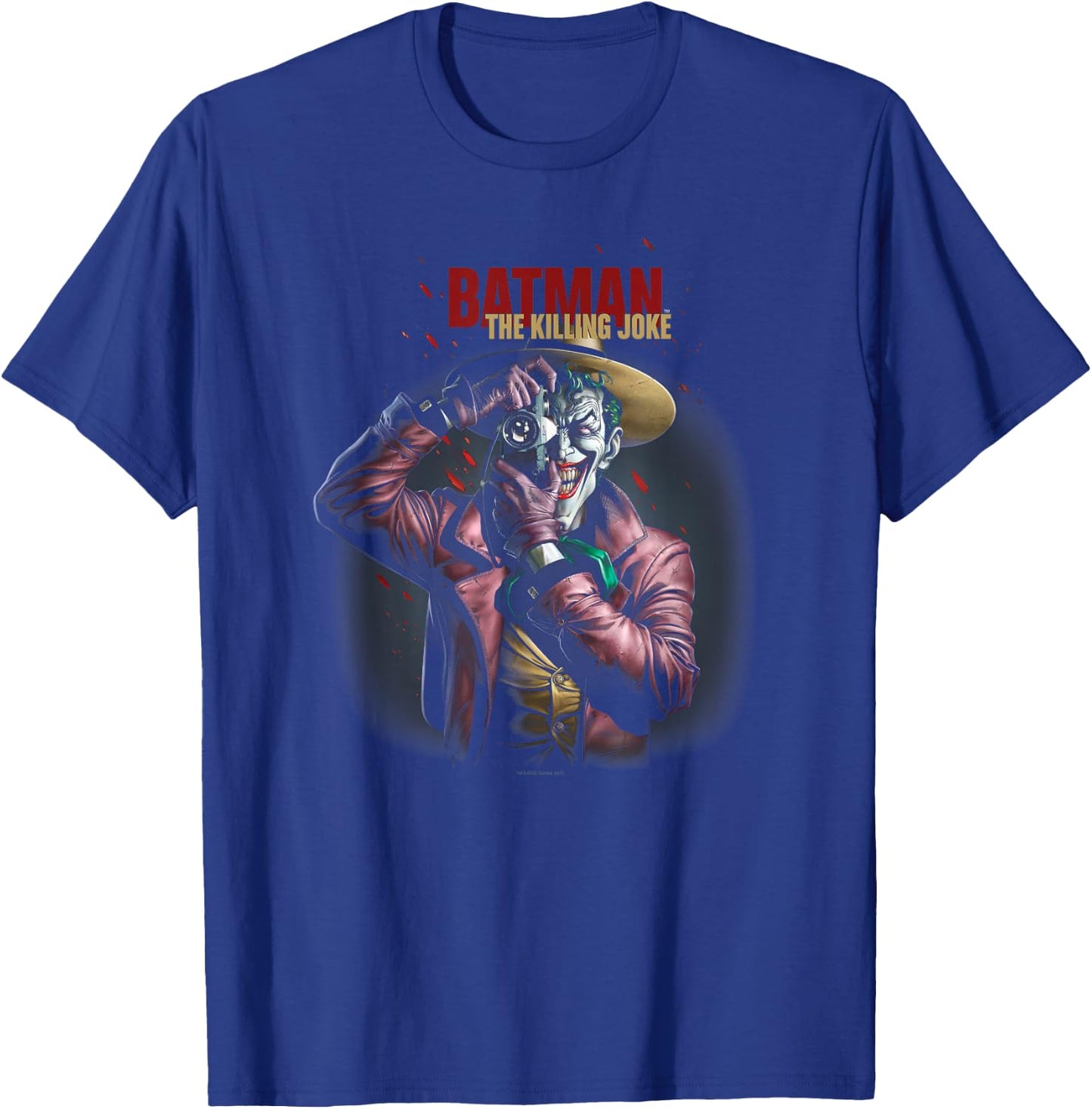 Batman Joker The Killing Joke Camera T-Shirt - T-Shirt | Royal
