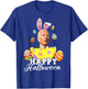 Funny Joe Biden Happy Halloween Confused Easter Biden Bunny T-Shirt - T-Shirt | Royal
