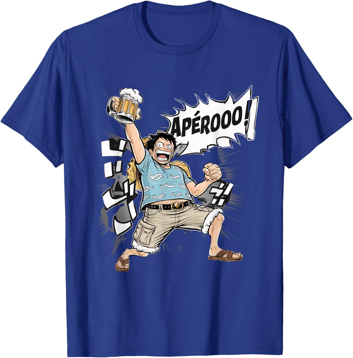 Aperitif Anime Gift Manga Beer Humour Japan Aperitif , Black, S T-Shirt - T-Shirt | Royal