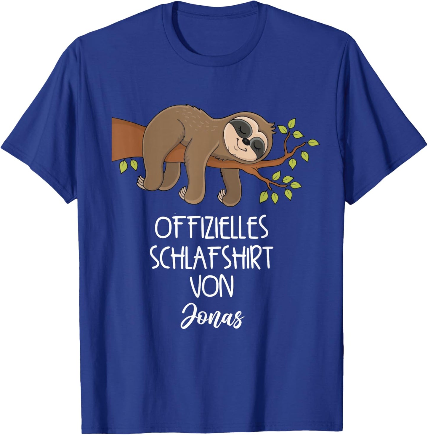 Jonas Official Sleepshirt Nightdress Sloth , black T-Shirt - T-Shirt | Royal