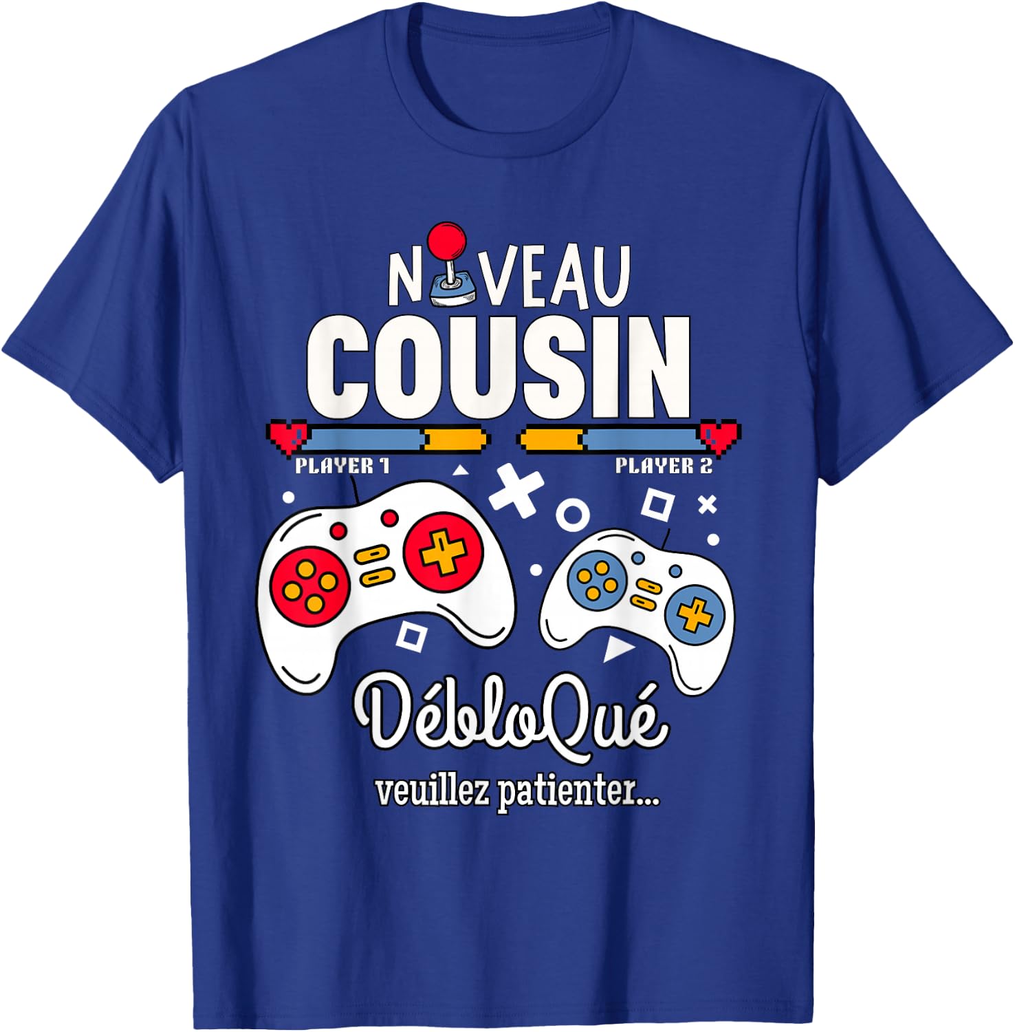 Future Cousin 2025 Gift Soon Cousin Gamer Humor , Black, S T-Shirt - T-Shirt | Royal