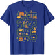 (ON Back) Tired Dads Club Play Construction Car On Dad Back T-Shirt - T-Shirt | Royal