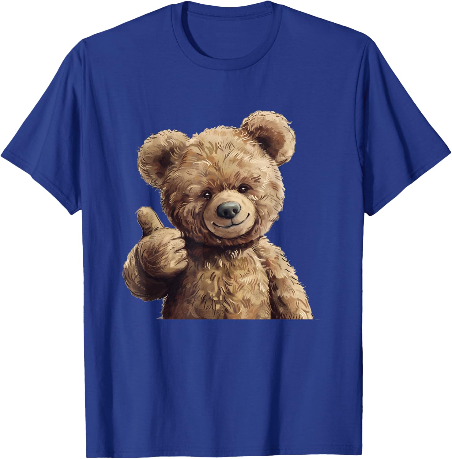 Cool Teddy Bear with Thumb , black, S T-Shirt - T-Shirt | Royal