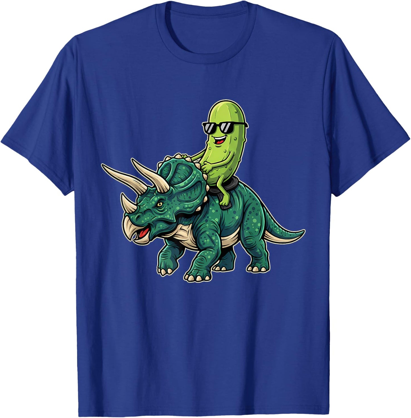 Dinosaur Pickle T-Shirt - T-Shirt | Royal
