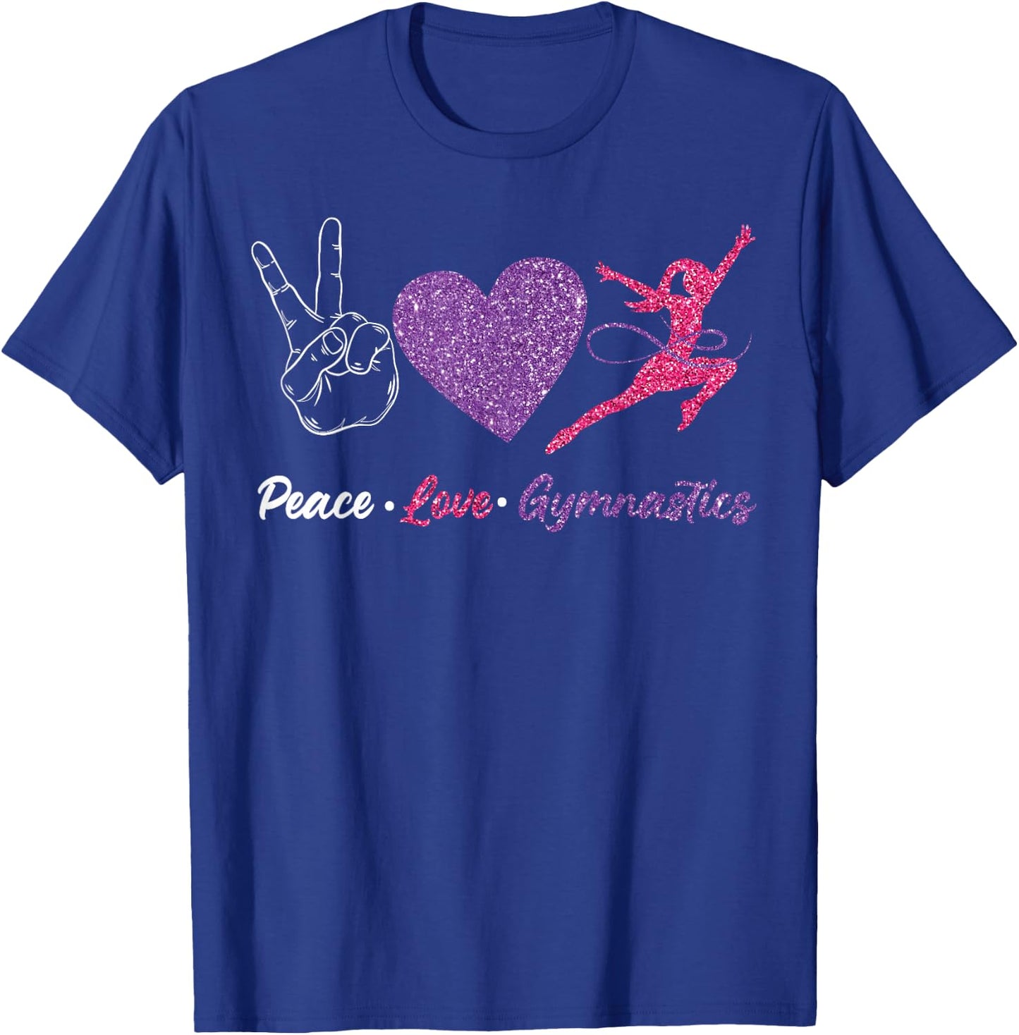 Gymnastics Girl T-Shirt - T-Shirt | Royal
