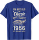 69th Birthday Born in 1956 Collectible Car T-Shirt - T-Shirt | Royal