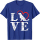 Love Golden Retriever Dog Owner Canine Pet Lover Puppy Women Girls Kids T-Shirt - T-Shirt | Royal